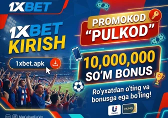 Uzbekistonda 1xbet com ga kirish 1xbet uzbekcha saytiga kirish